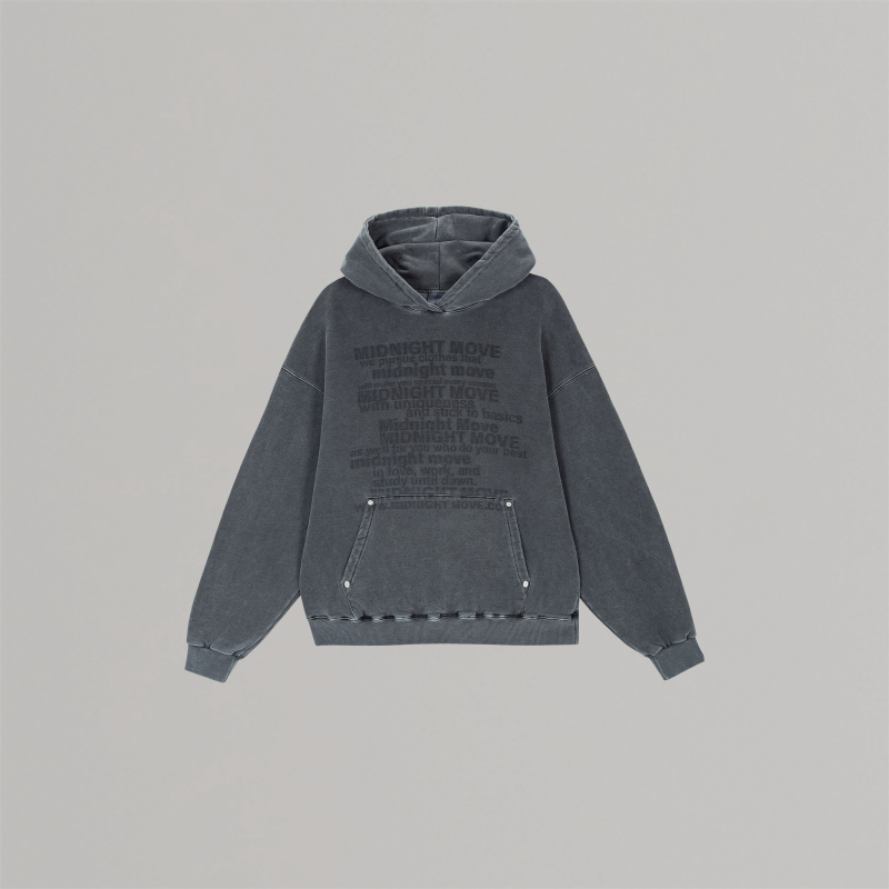 dz pg hood (dark grey)