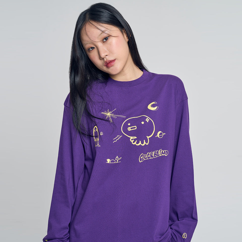 Mantra' Long Sleeve Shirt Purple