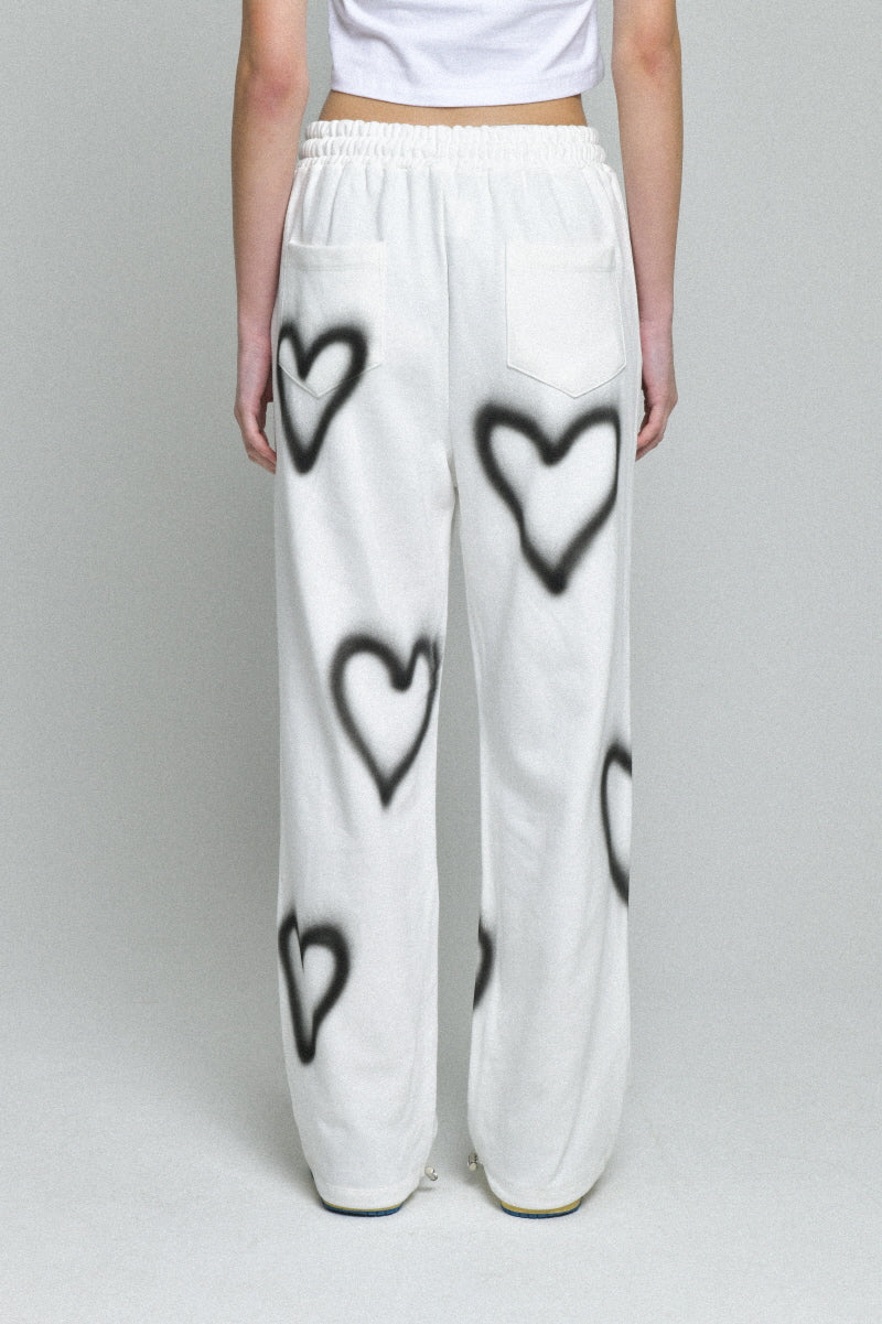 2 heart pants (ivory)