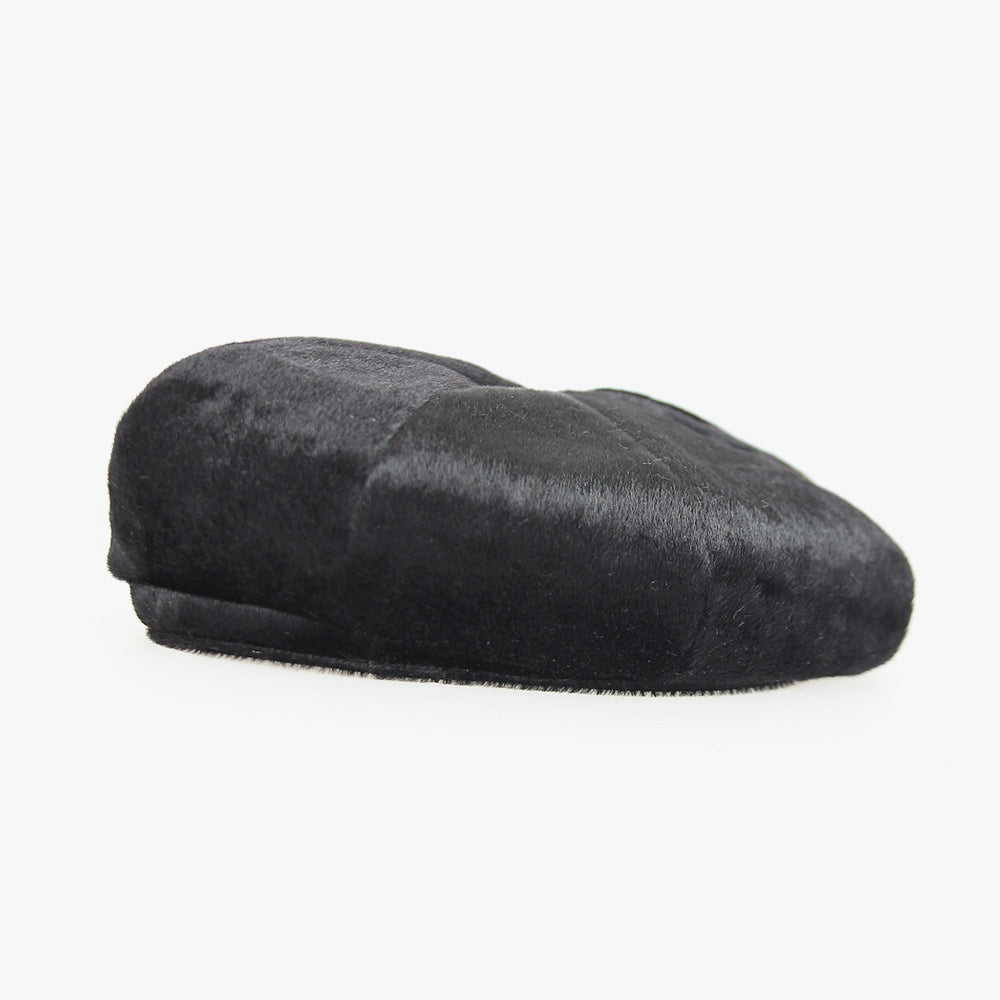 CALF SKIN BERET (2COLORS)