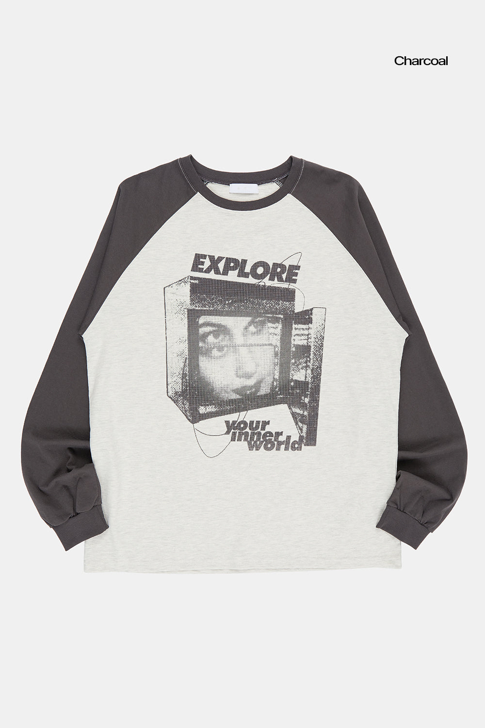 Explore printed raglan long sleeve