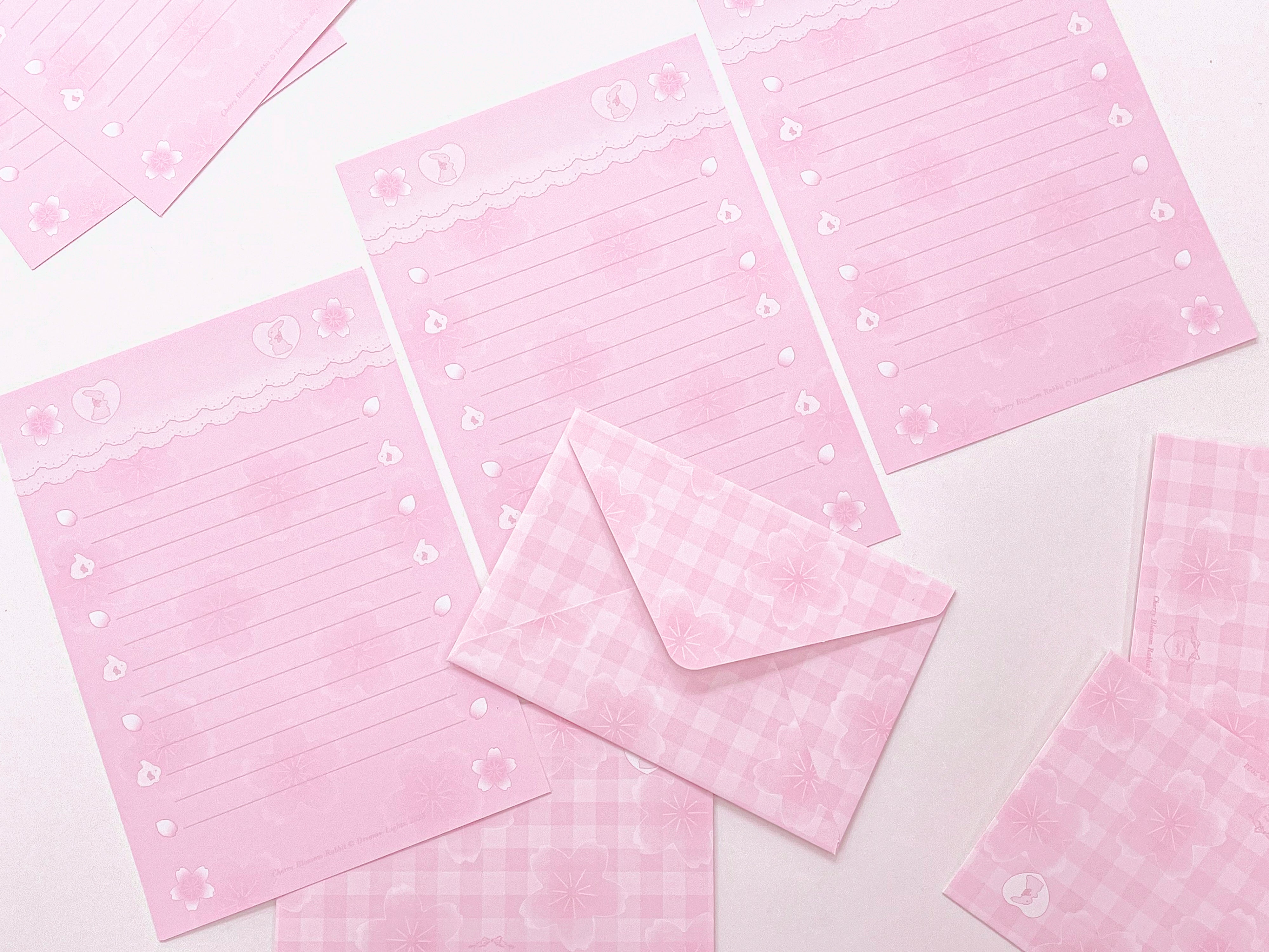 Cherry blossom rabbit ♡ letter set