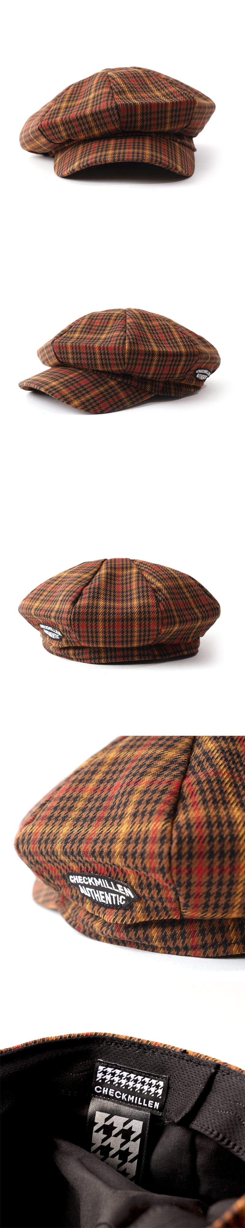 TARTAN PLAID CAP (RED)