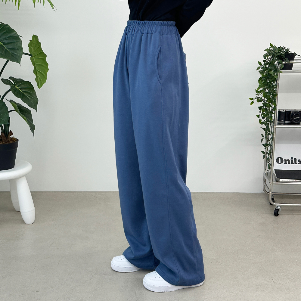 Loose Fit Wide Sweat Suit Pants