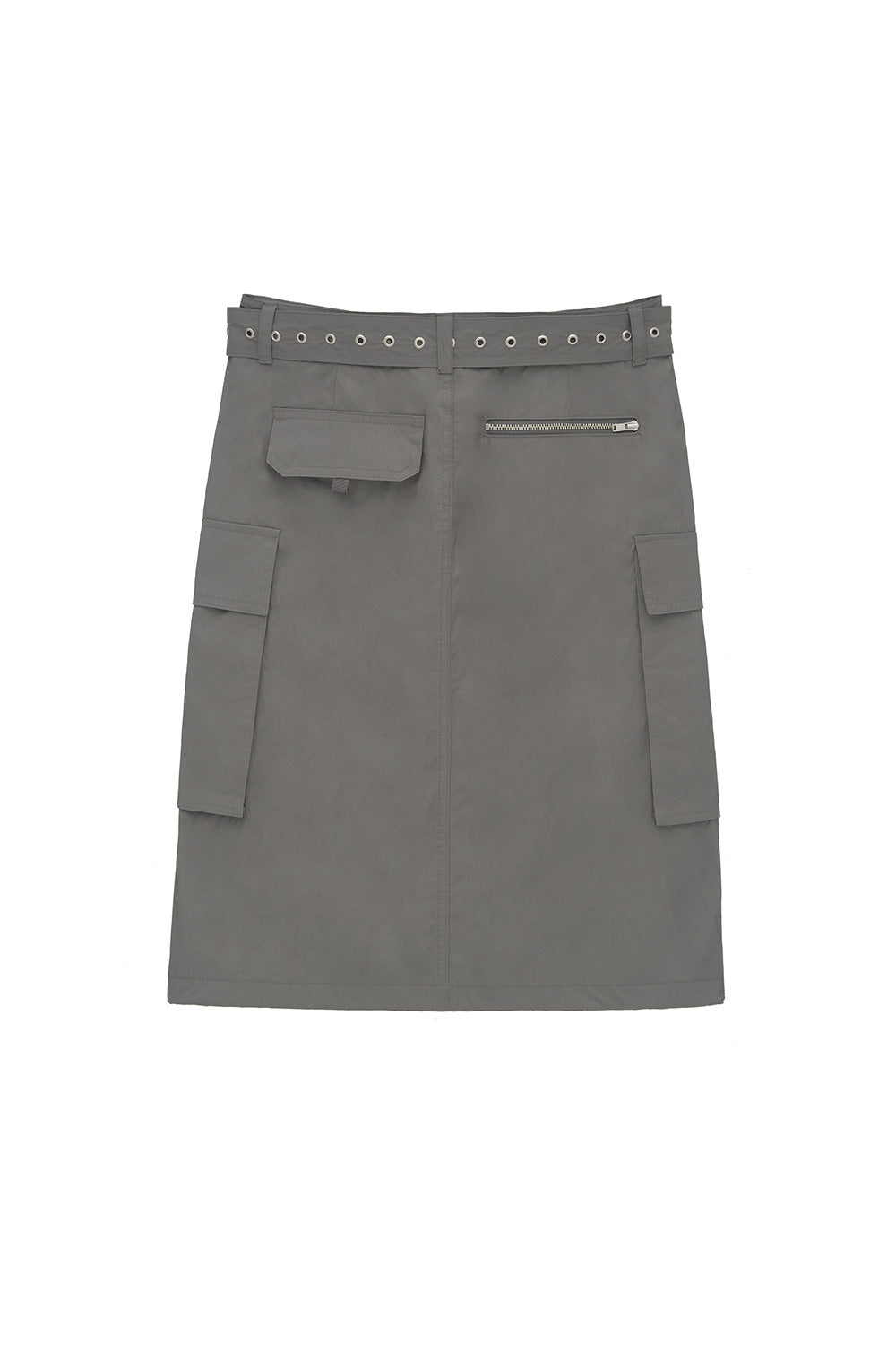 CARGO SKIRT (KHAKI-GREY)