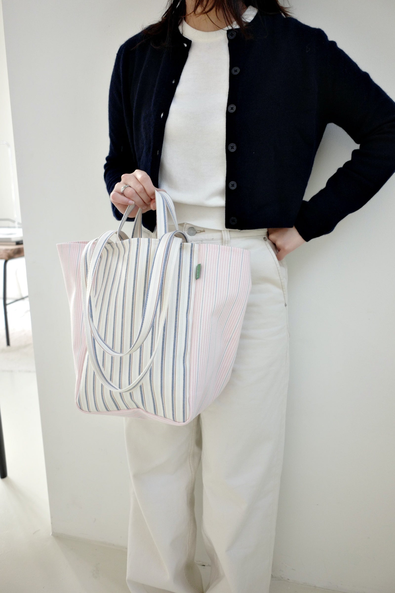 Double Stripe Bag (Pink)