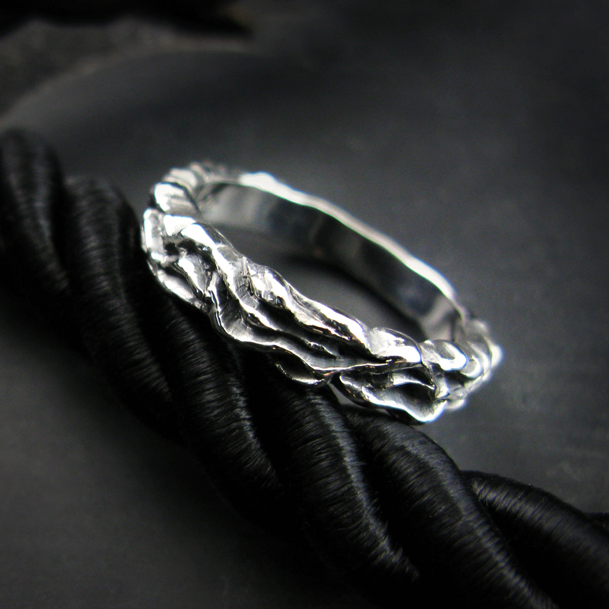 Liberty silver ring