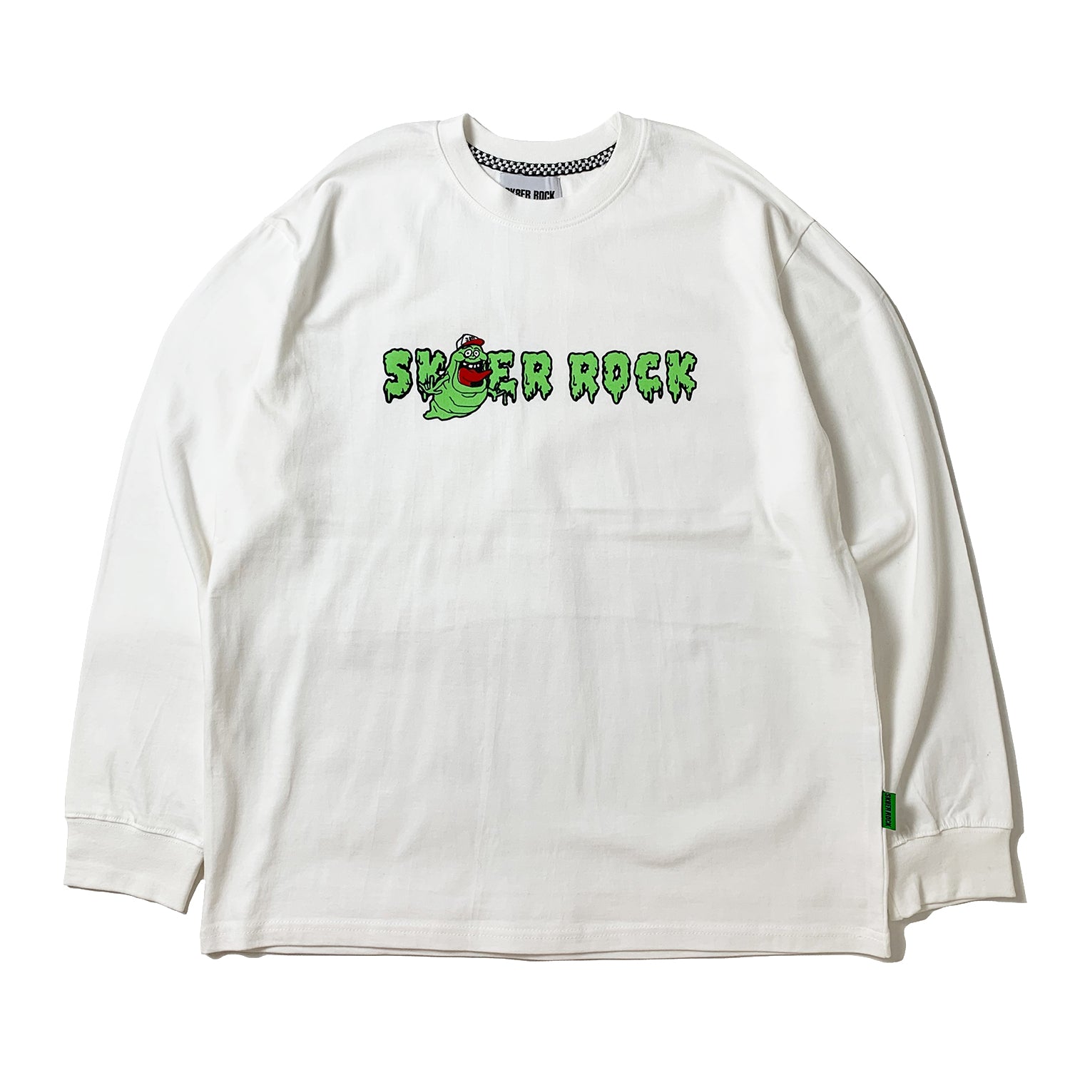 STICKY GHOST LONG SLEEVE T-SHIRT OFF WHITE