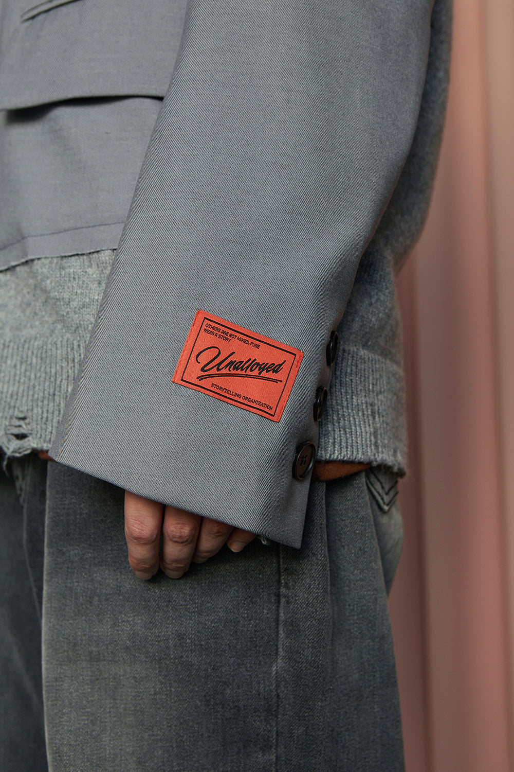 DOCKING KNIT JACKET / GREY