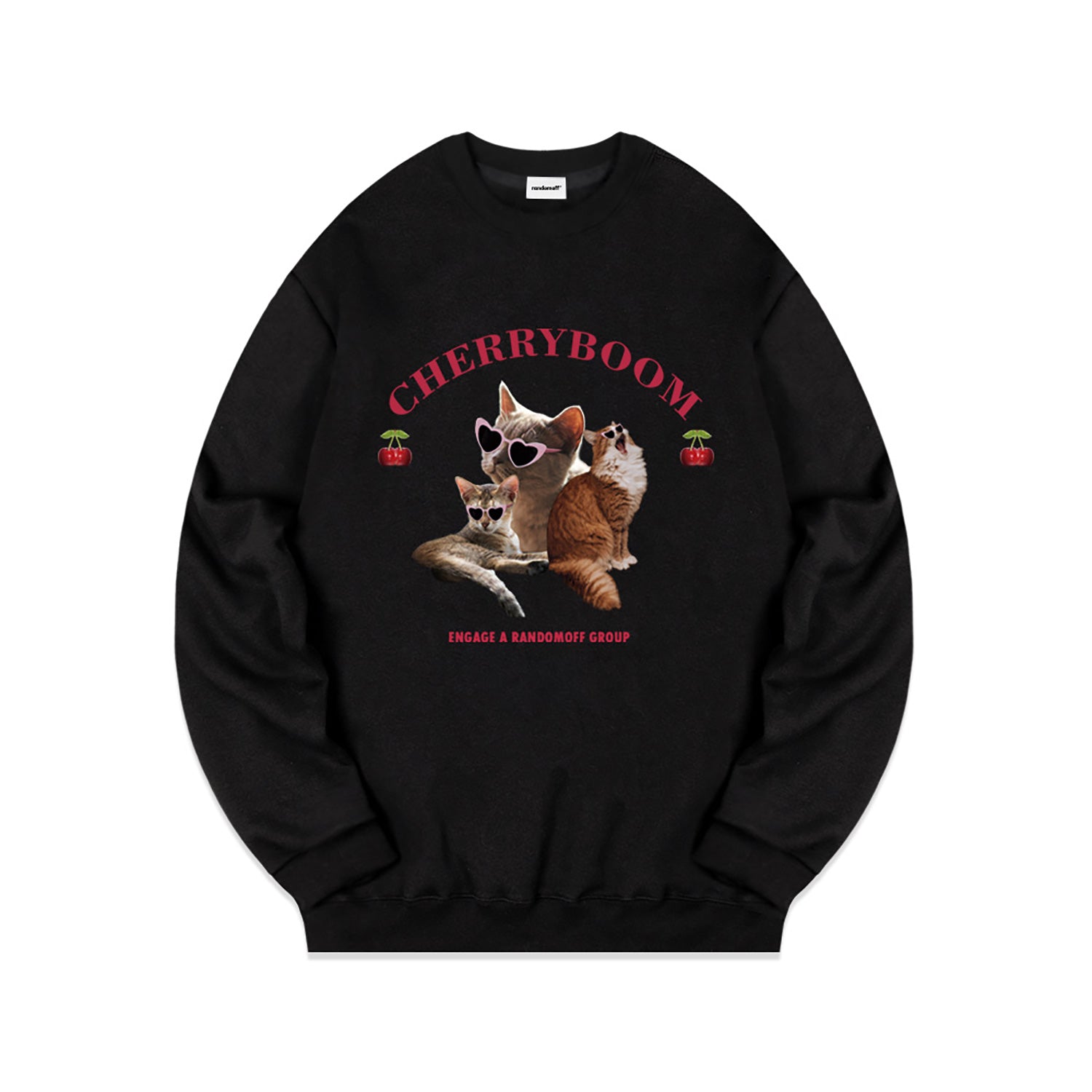 CHERRYBOOM CAT SWEATSHIRT