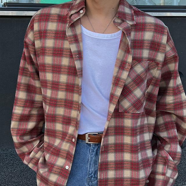 Sideun Check Shirt(3color)