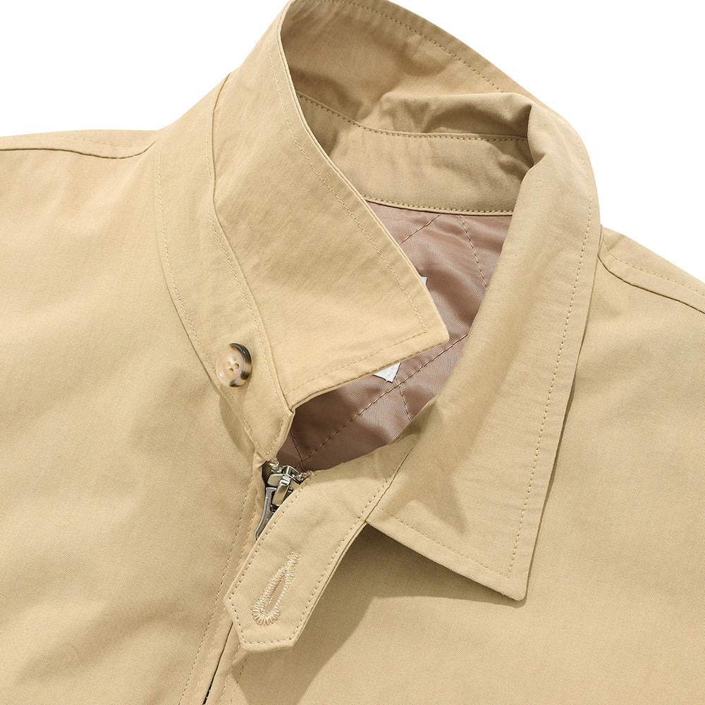 SP COTTON QUILTING BLOUSON-BEIGE