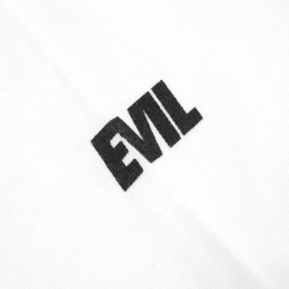 EVIL LONGSLEEVE TSHIRT - OUTSIDER L22 WHITE