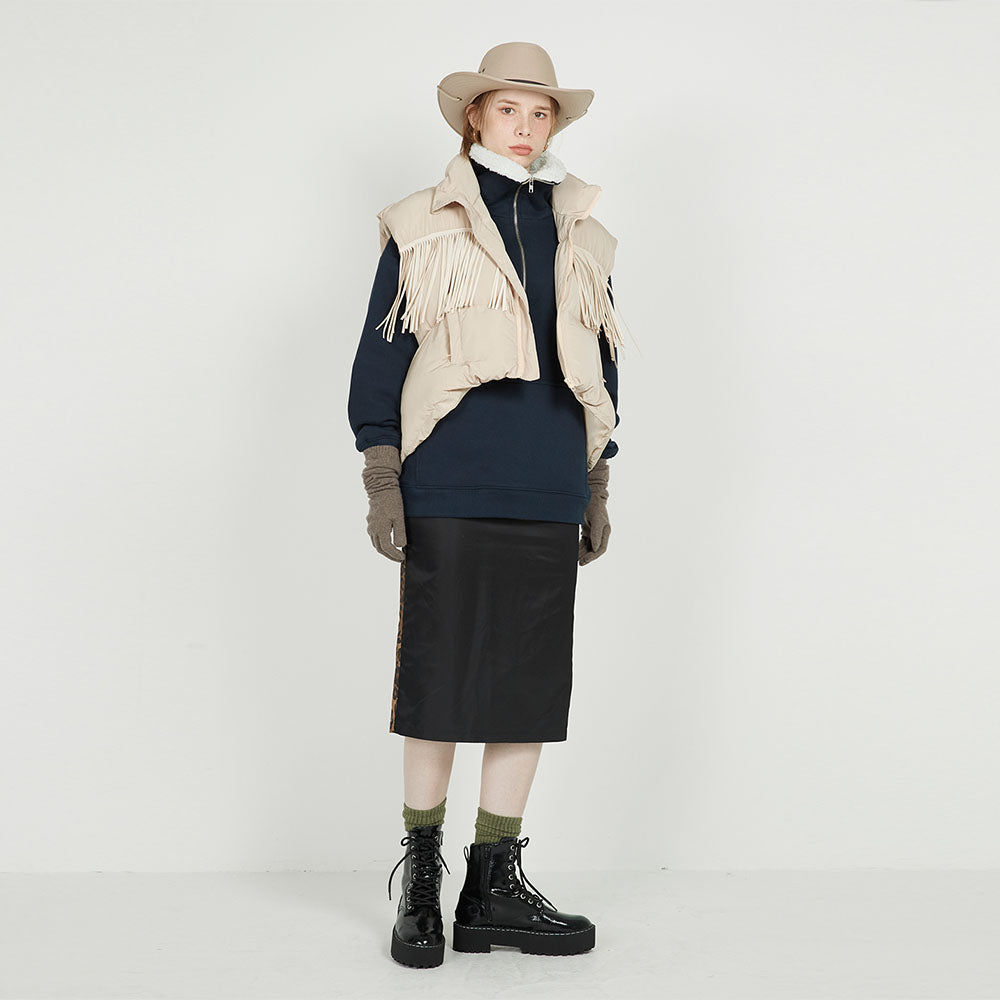 WILD WIDE WEST PADDING VEST_cream