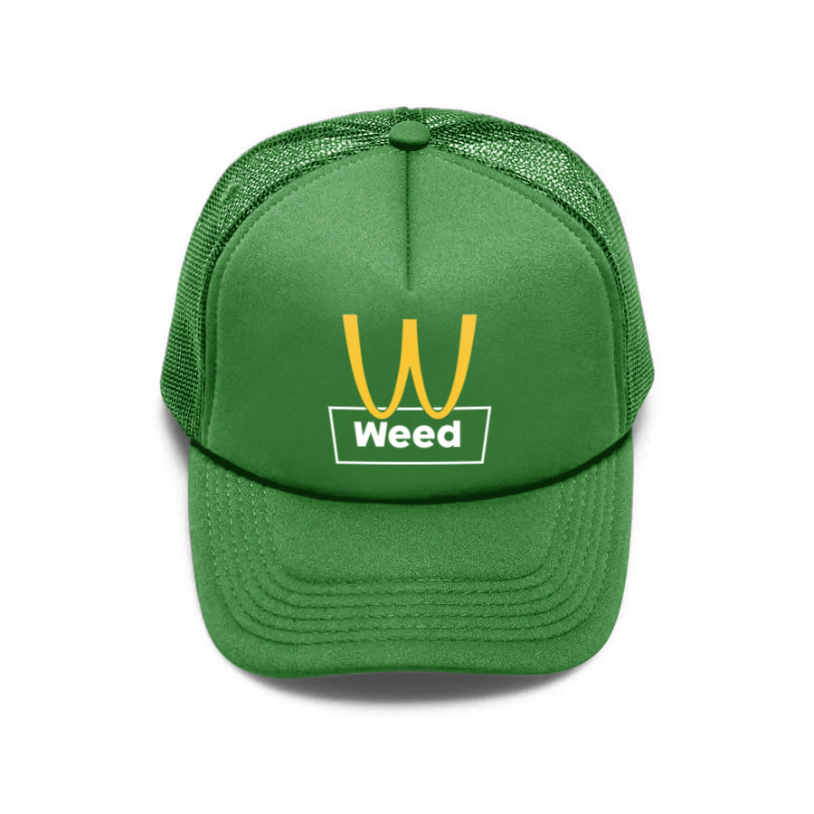 WEED TRUCKER HAT (2 COLORS) - MJN