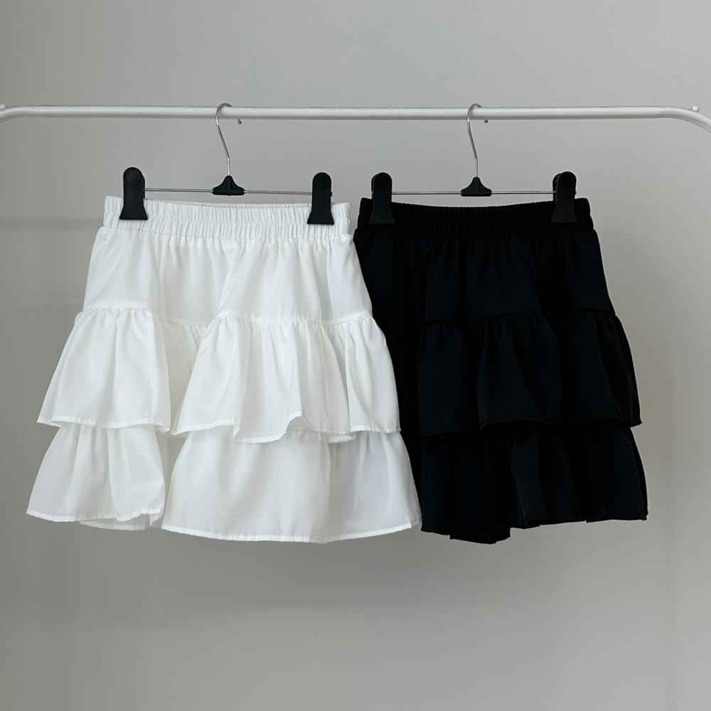 frill cancan mini skirt 