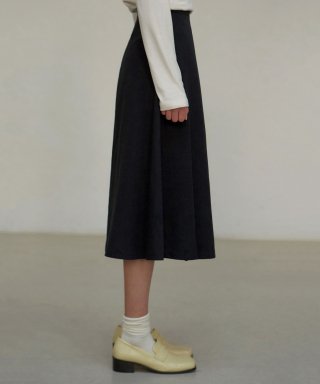 CLASSIC FLARE SKIRT_NAVY