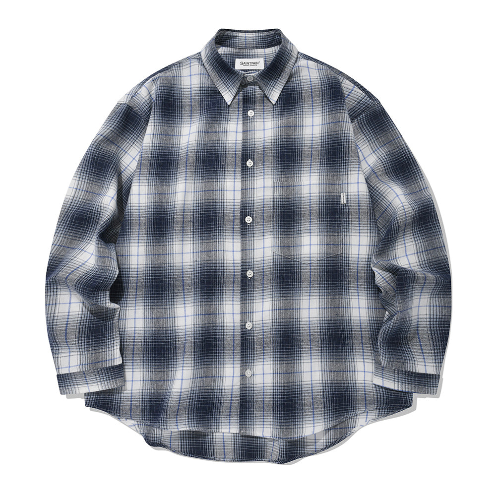 SP OMBRE CHECK OVER SHIRTS