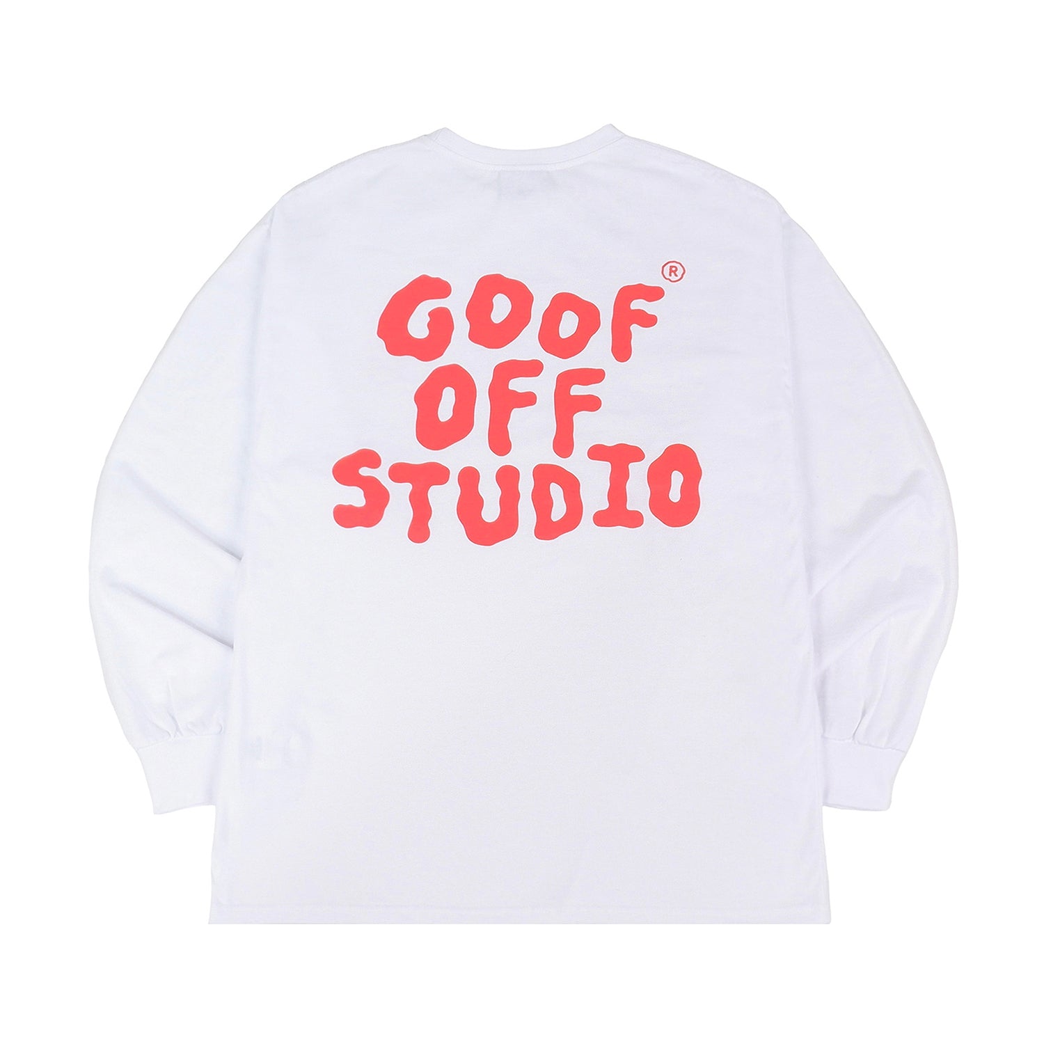 GF MAIN LOGO LONGSLEEVE - ( White )