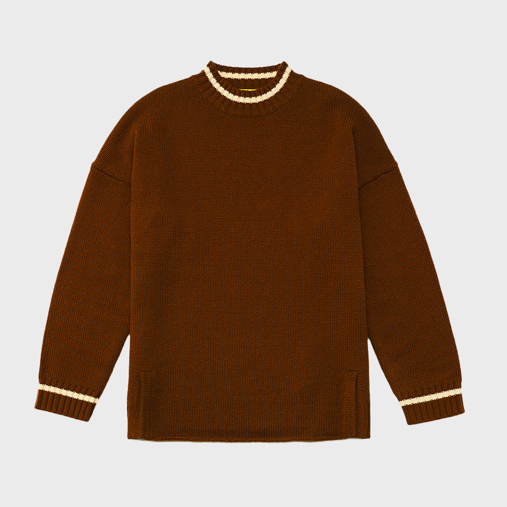 UNIFORM PULLOVER_BROWN