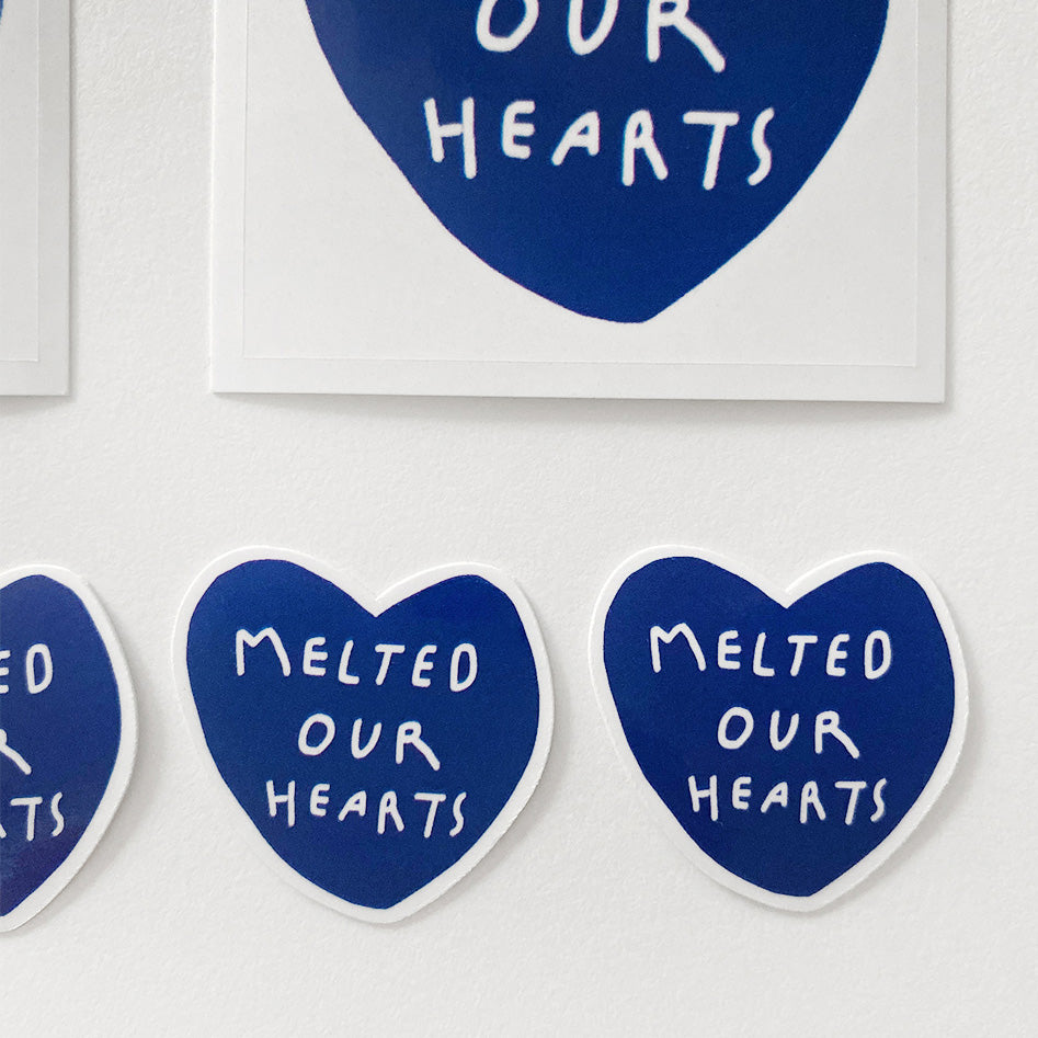 Heart Stickers (Dark Blue)