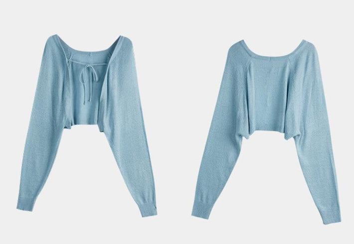 sky cardigan top