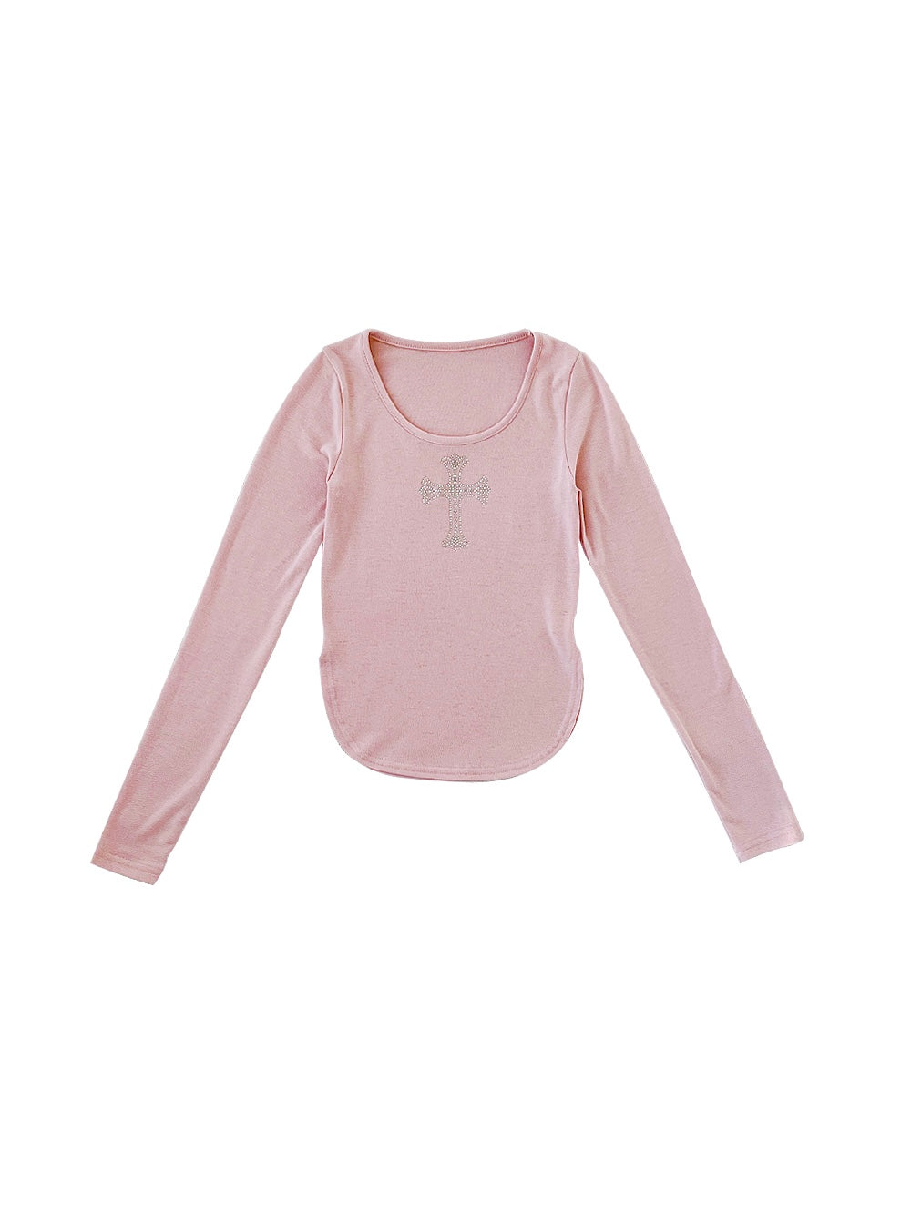 [起毛!] スパークリングキュービックTシャツ (Pink) / [Fleece!] Sparkling Cubic T-Shirts (Pink)