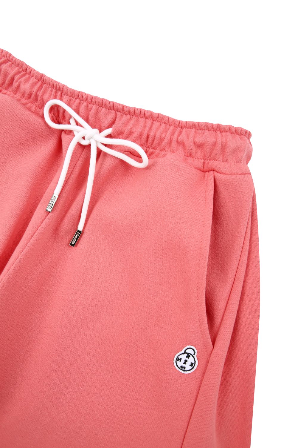 Coralpink balloon side pintuck jogger pants