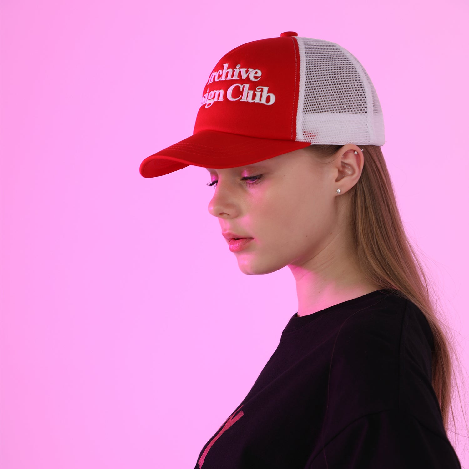 DOMINANT ARCHIVE MESH CAP_RED