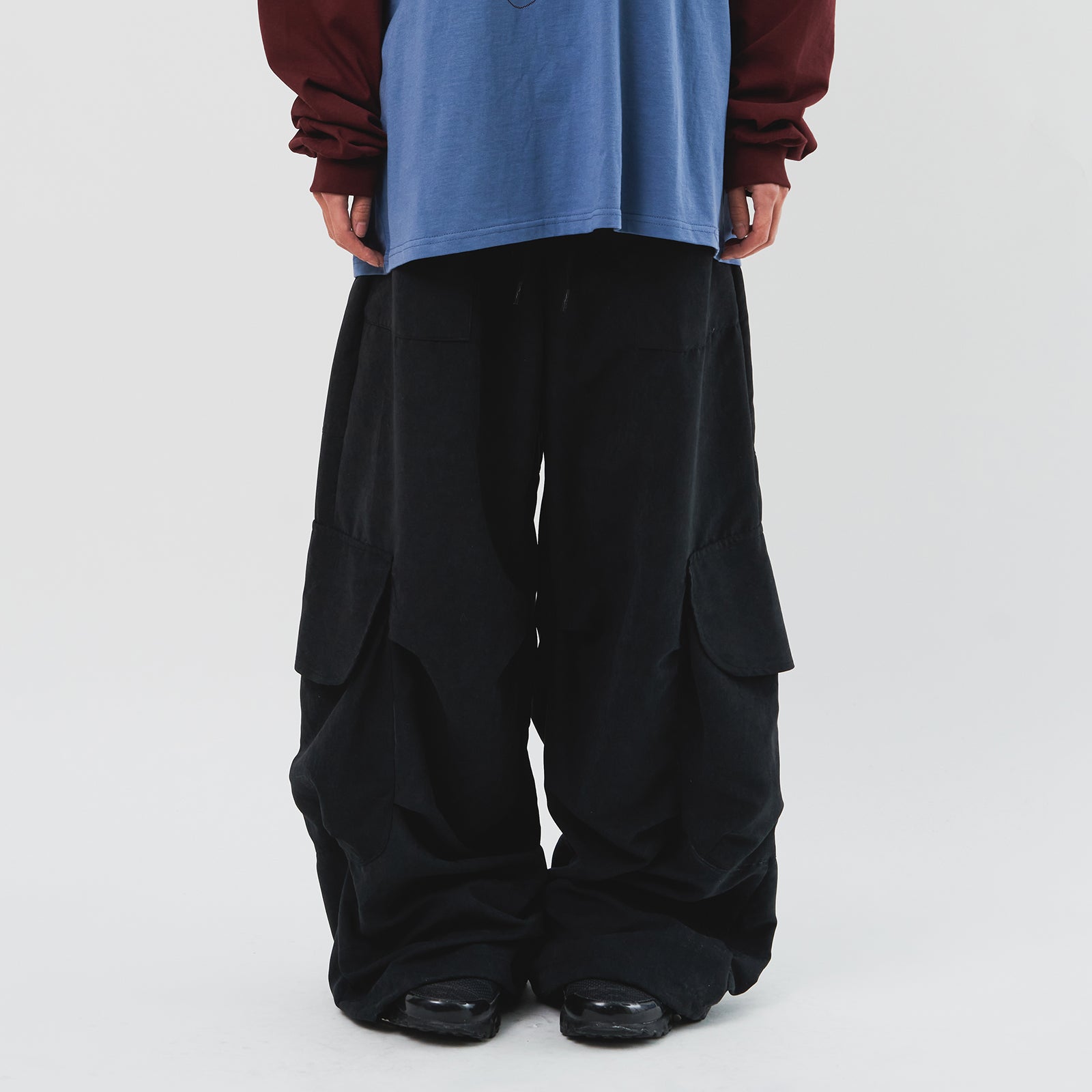 Low-rise Cargo Pants (3color)