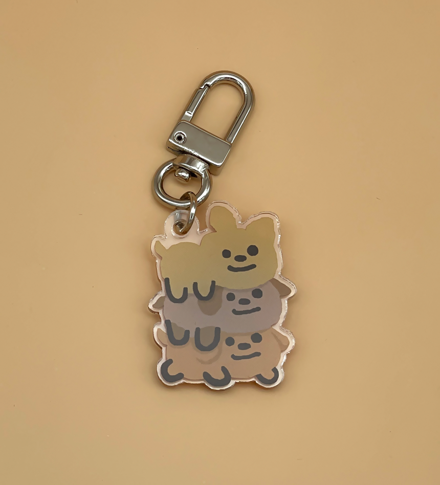 3rd hamburger keyring