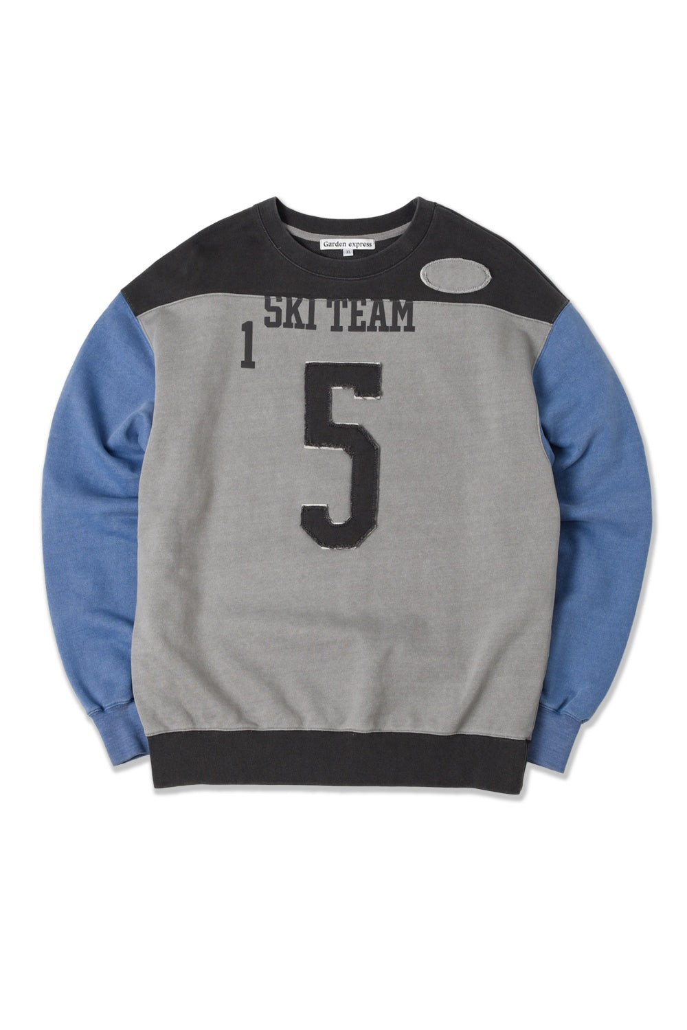 COLOR BLOCK SWEAT SHIRT (blue mix)