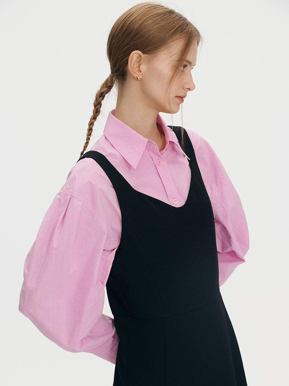 Volume sleeve shirts - Pink