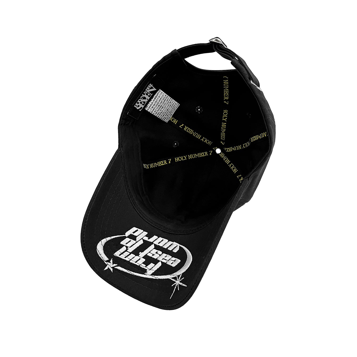 HOLYNUMBER7 X DKZ SIMPLE BALL CAP_BLACK