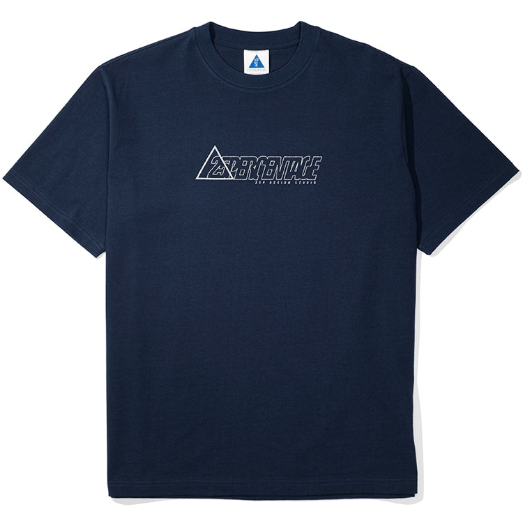 25P TRIANGLE GLITTER LOGO T-SHIRT