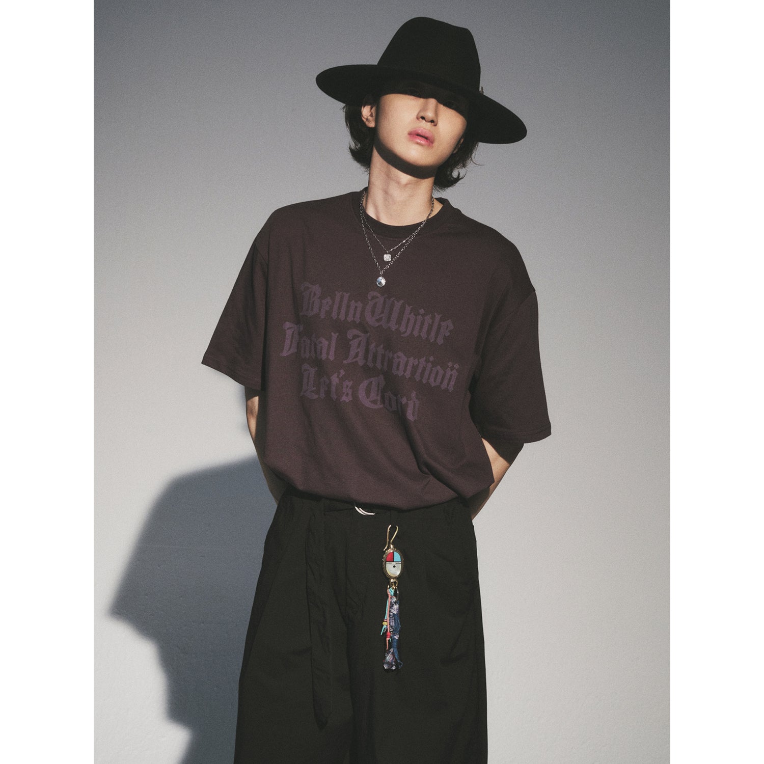 MATIX RELAXED BELTED PANTS_BK