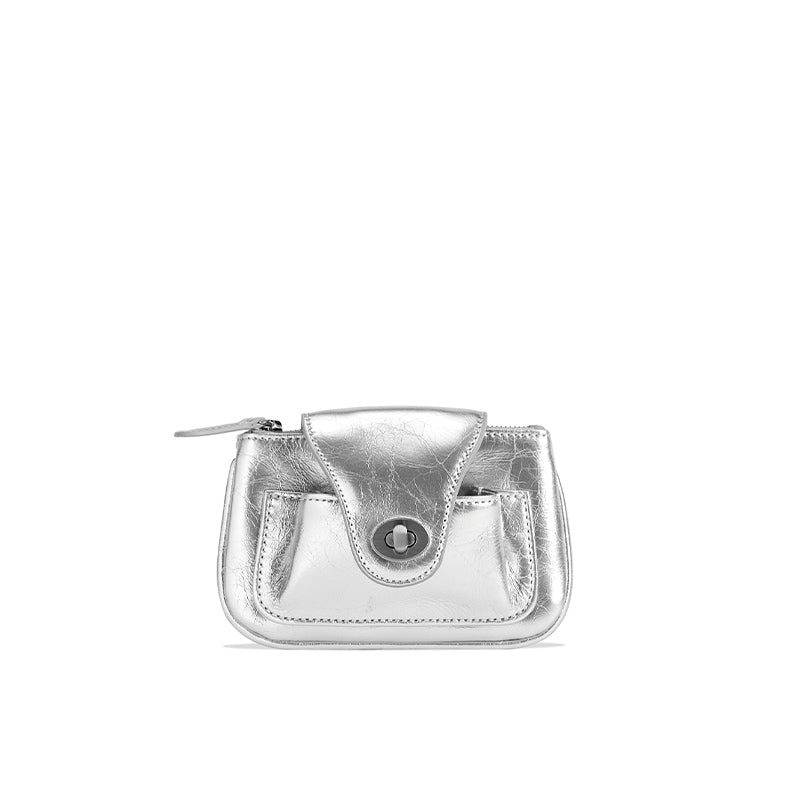 Pao Micro Wallet Bag Silver