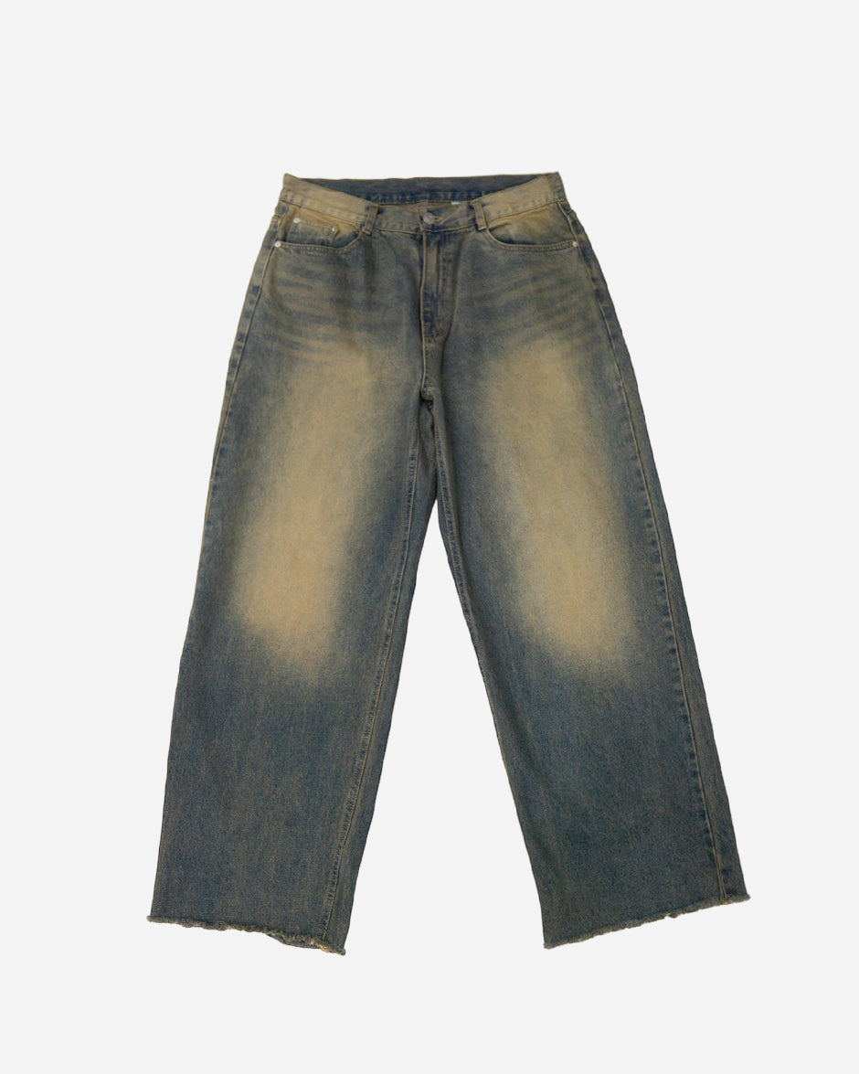 Desert vintage wide denim pants