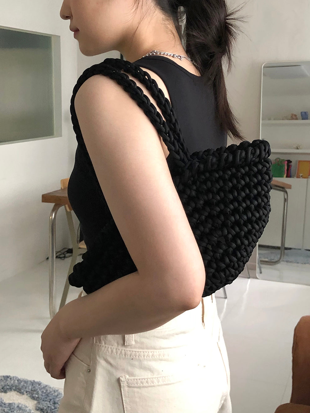 basket bag (black)