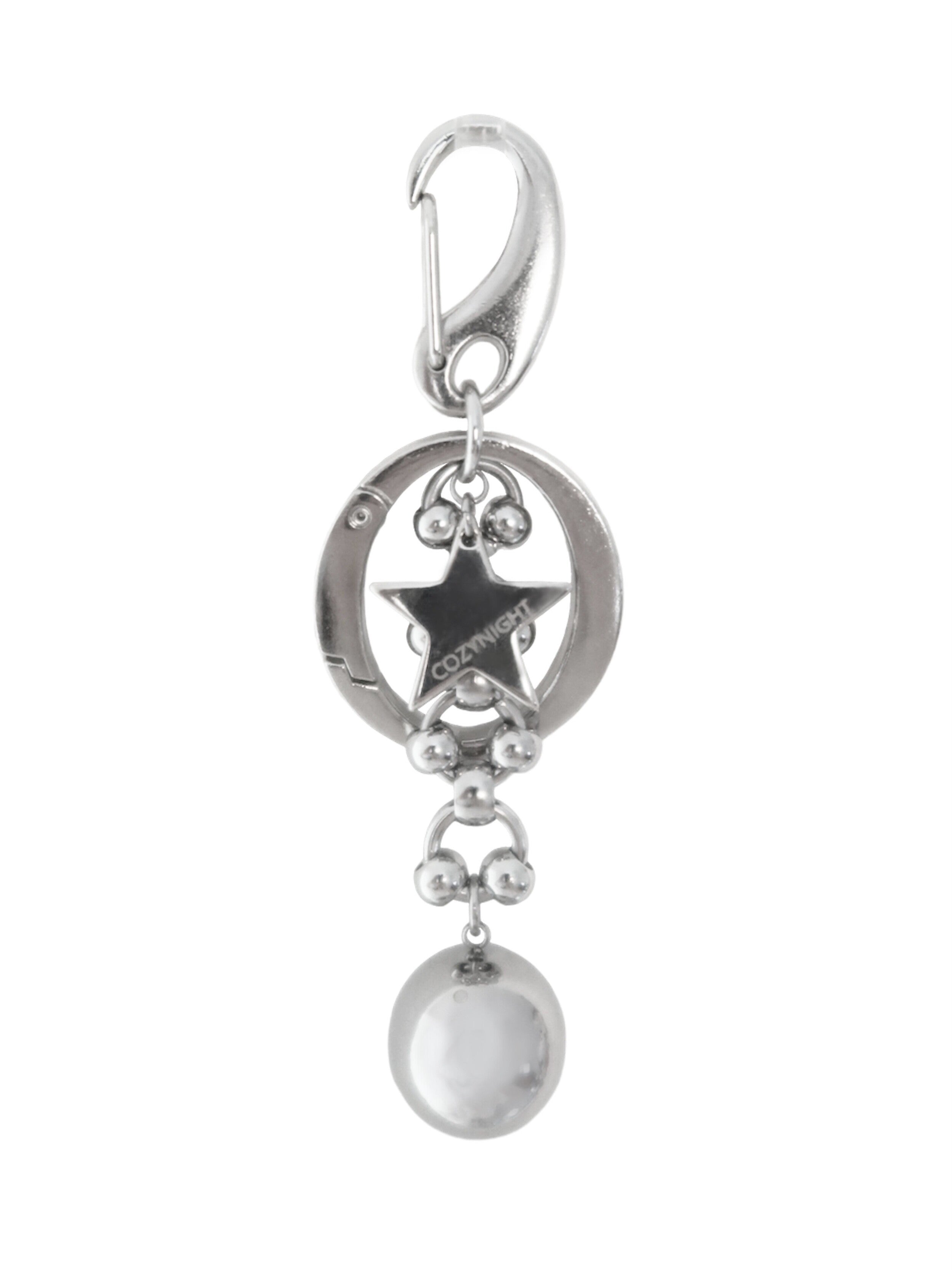 OVAL STAR KEYRING