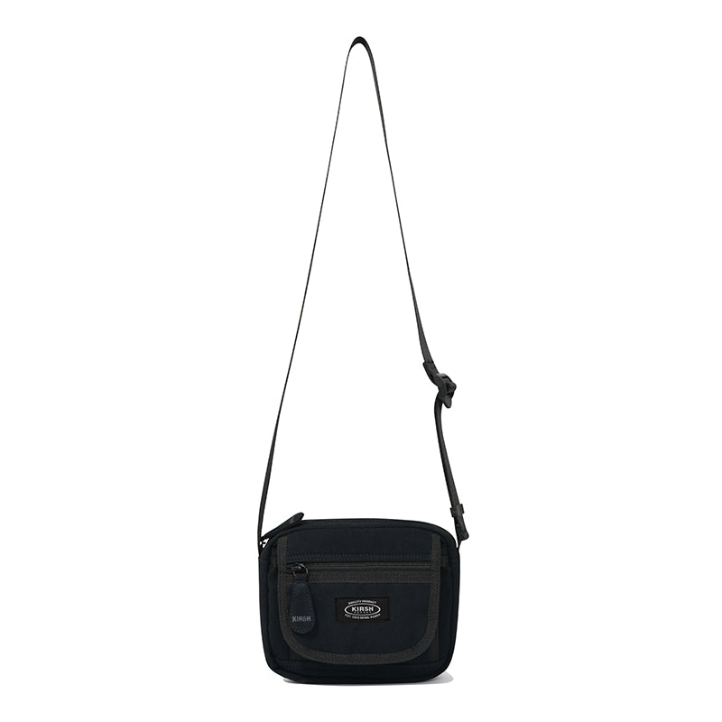 POCKET VINTAGE WASHING MINI CROSS BAG [BLACK]