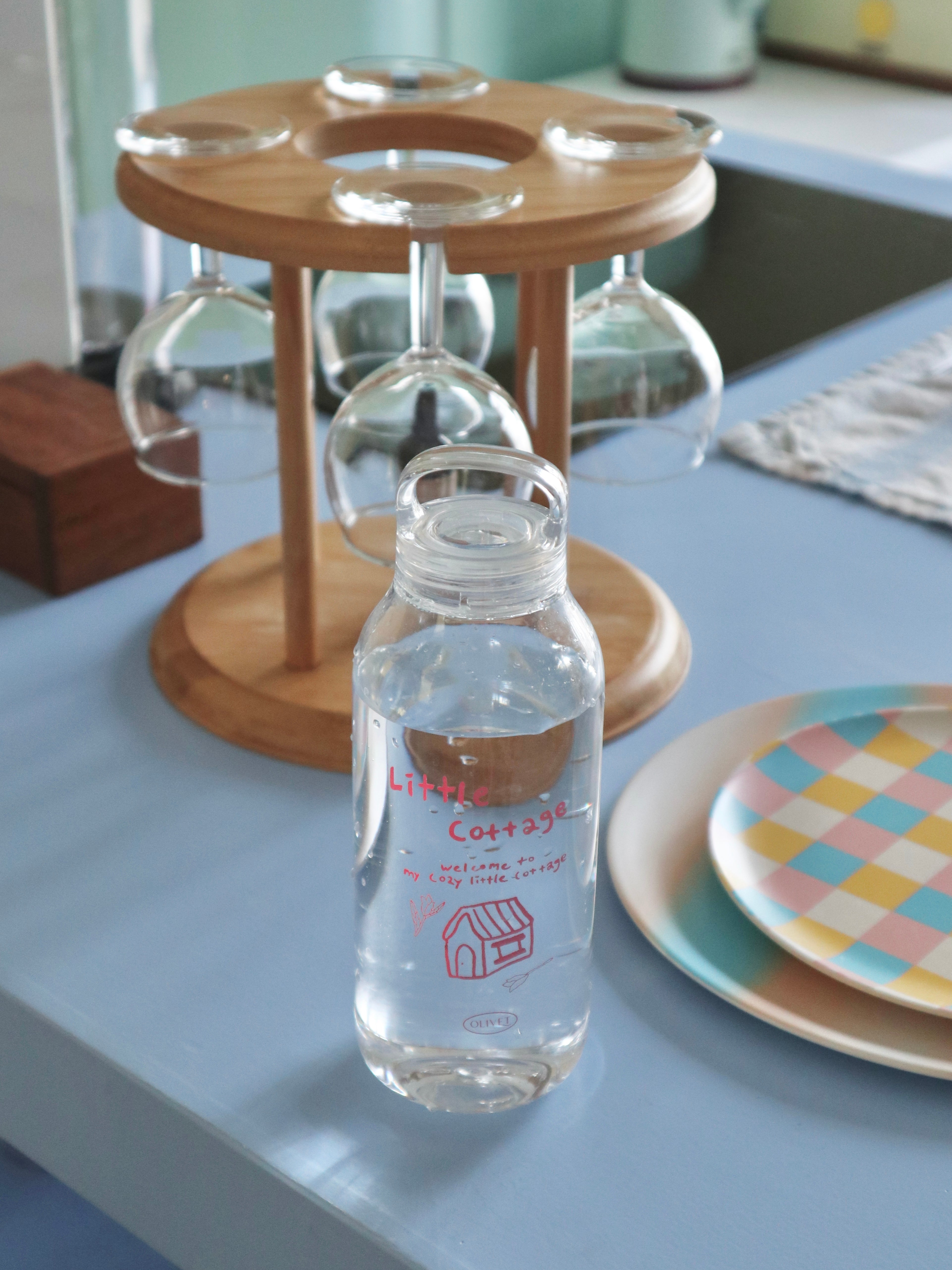 little cottage water bottle (kinto, 4colors)