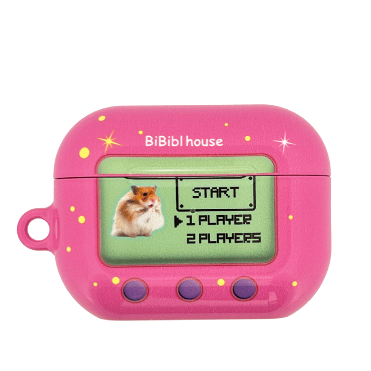 Hamster Tama Airpods Case (Pink)