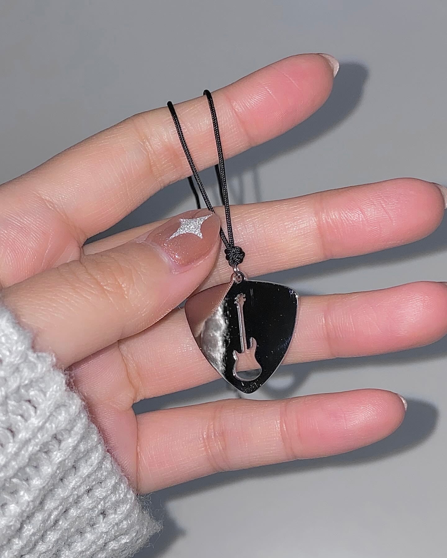 guitar pick necklace