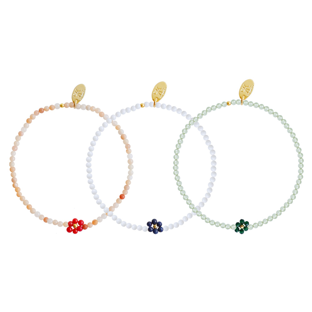 CUTIE FLOWER BEADS BRACELET