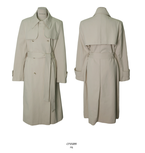 [SHOPPERMADE] Belgian Double Trench Coat (3color)