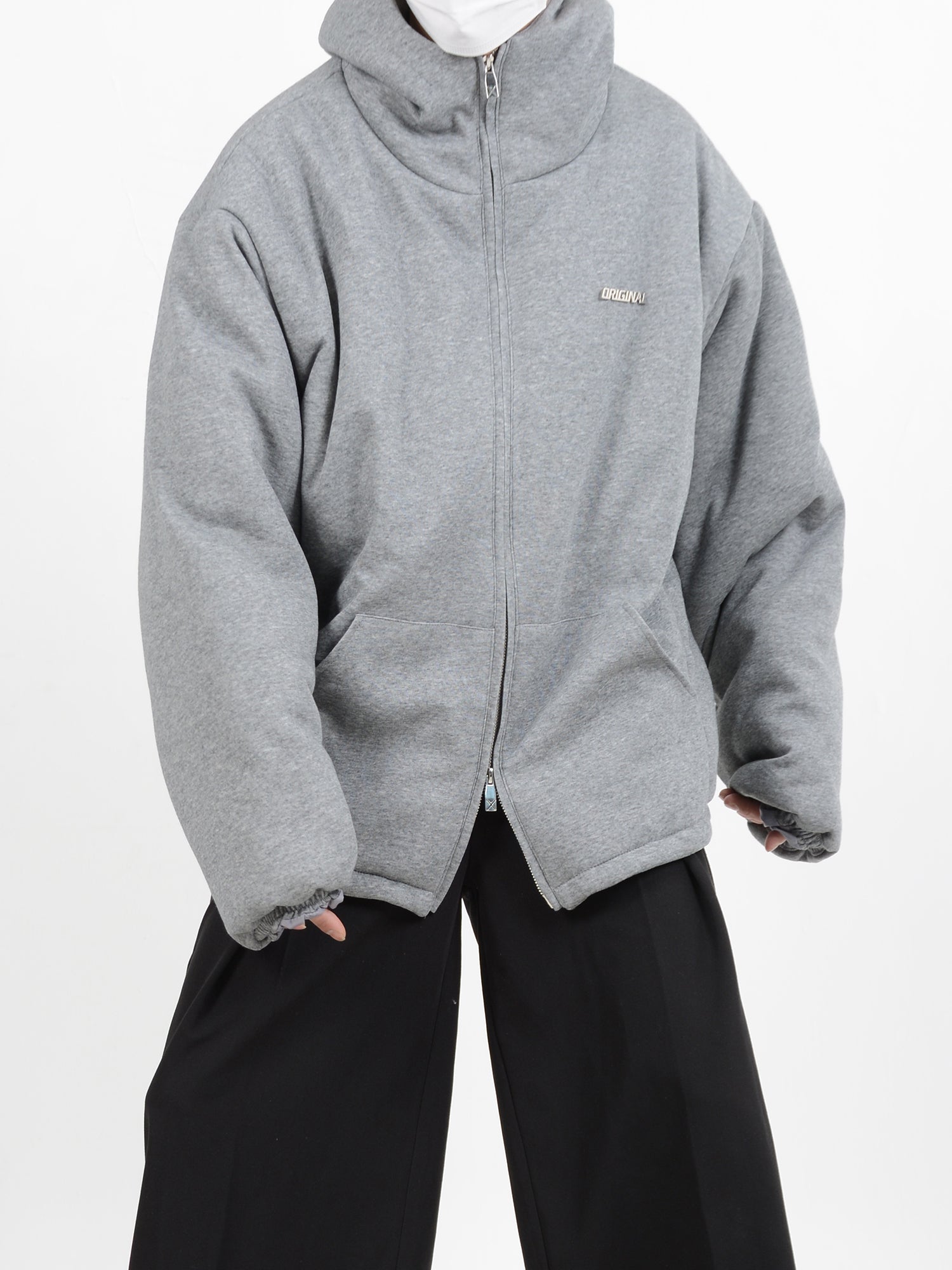 structure metal double hoodie