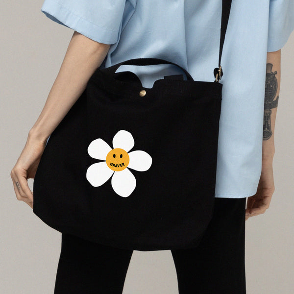 ビッグフラワー2wayエコバッグ/Big Flower Dots Two-Way Eco Bag