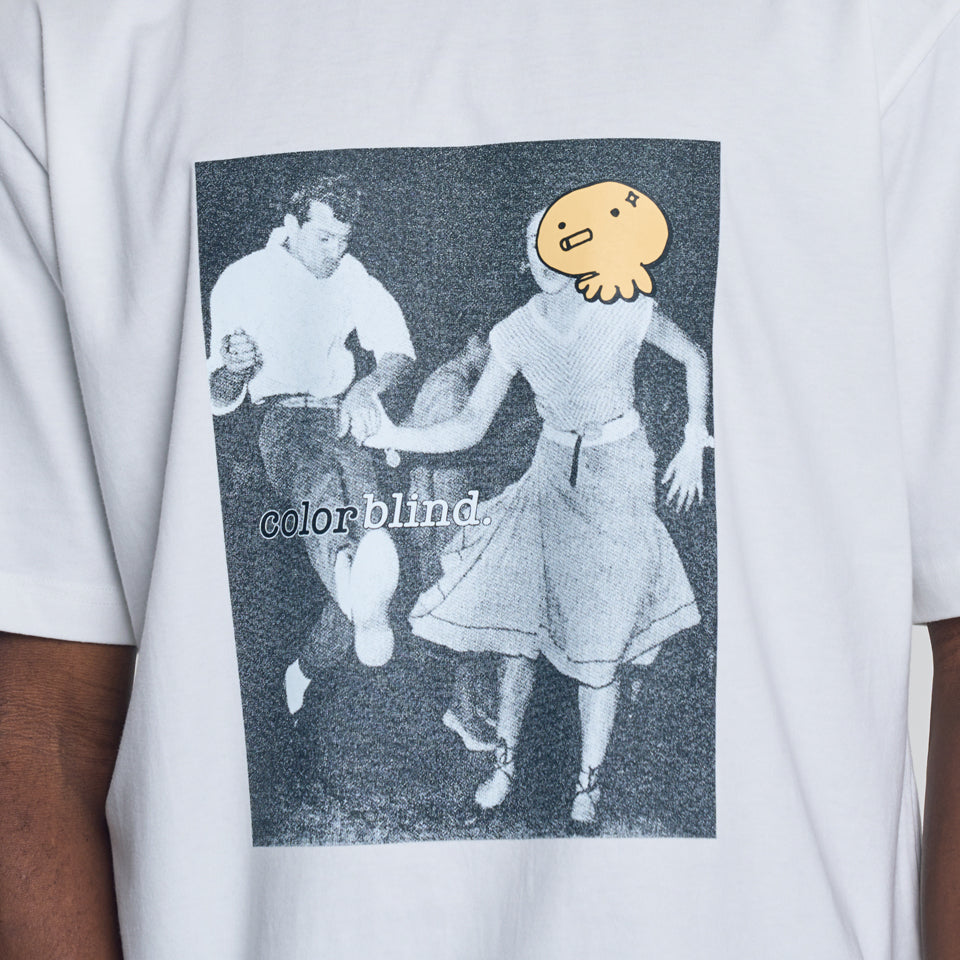Dance With Me' Short Sleeve Shirt White
