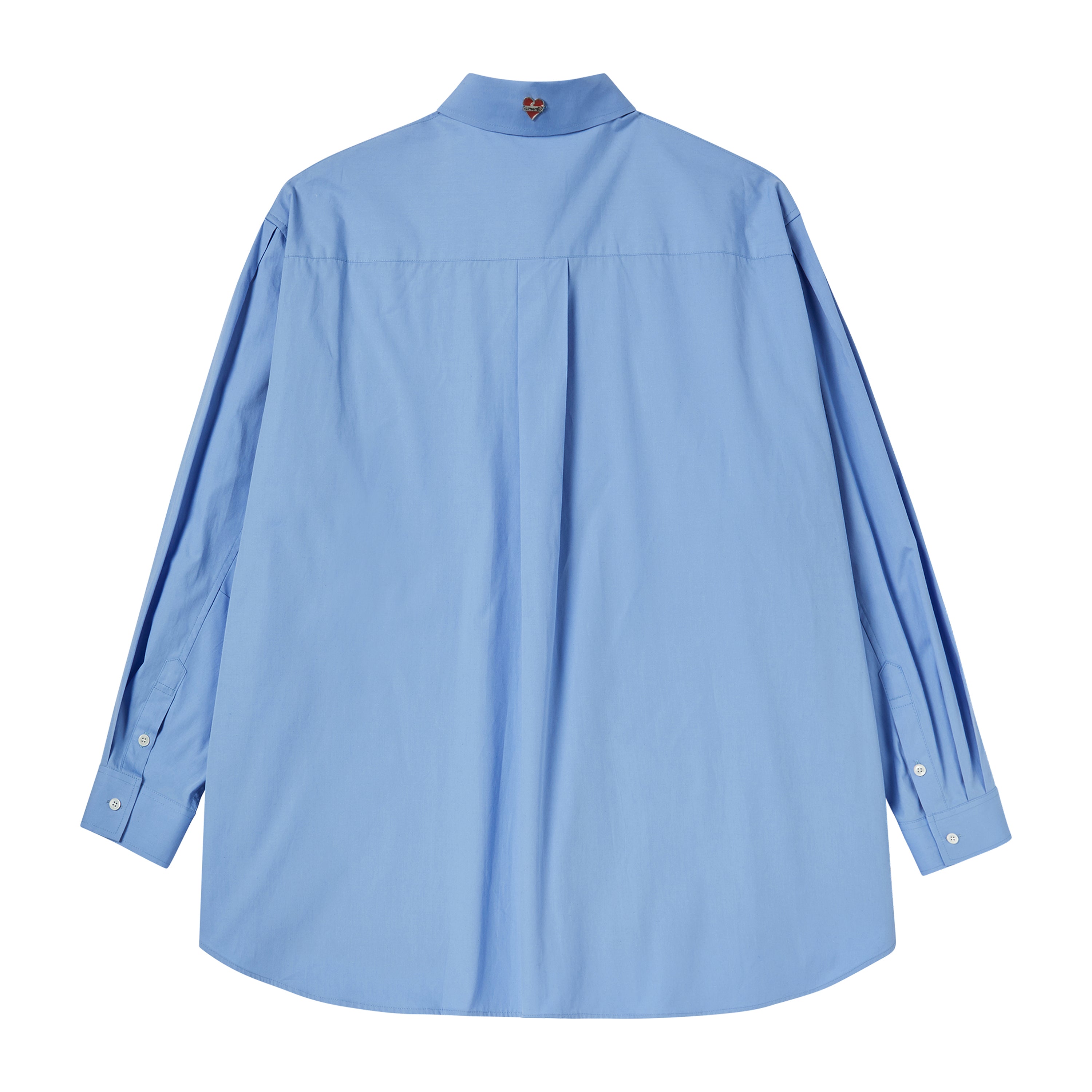 NOMANTIC ORGANIC COTTON OVERSIZE SHIRT SKY BLUE